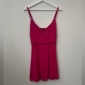 Express Fuchsia Sleeveless Dress
